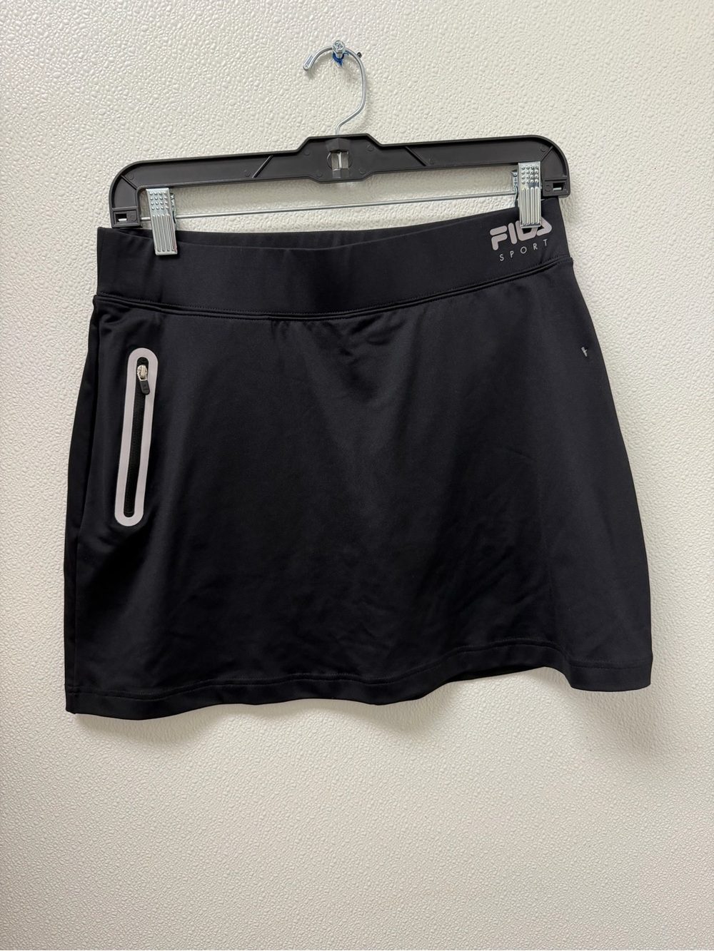 Fila Black Athletic Skort with Reflective Trim